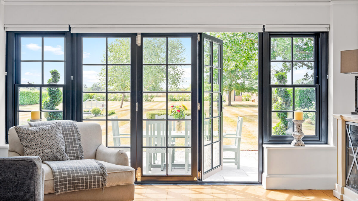 Black-timber-bifold-doors-and-sash-windows