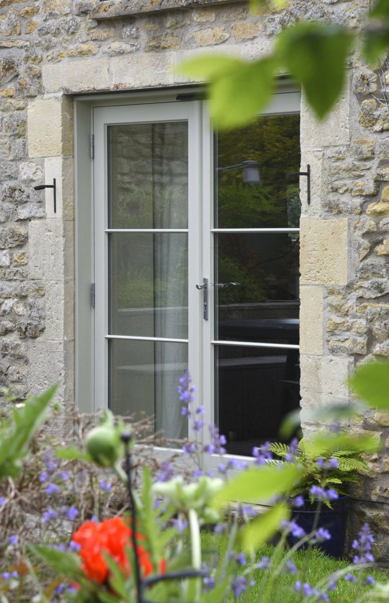 New Timber Double Glazed Patio Doors, Wellow, Somerset