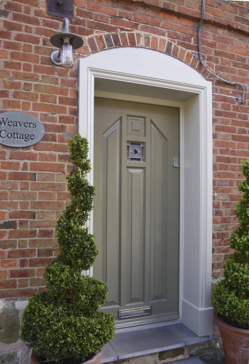 Timber entrance door Warwickshire