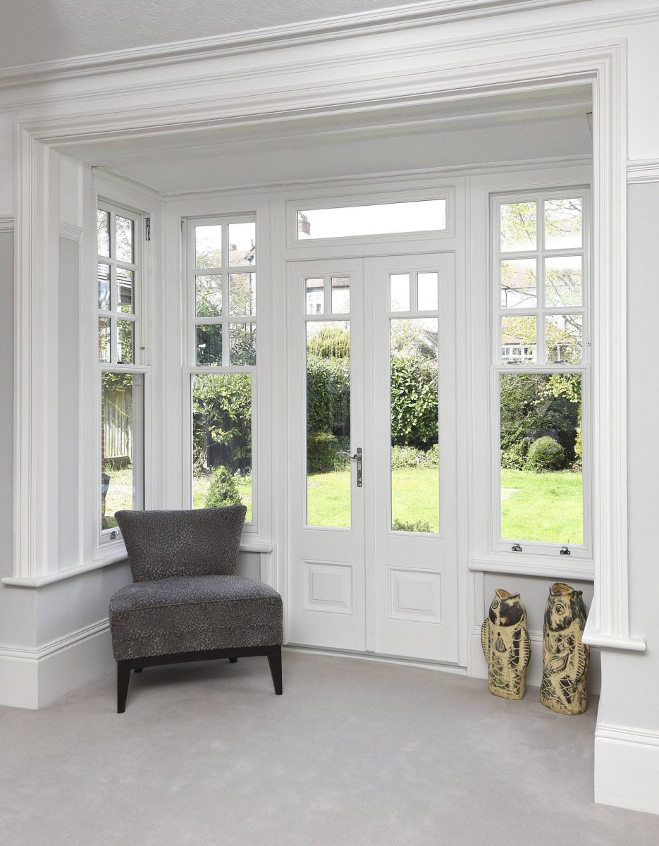New Timber Double Glazed Patio Doors, Internal View, Harpenden, Hertfordshire