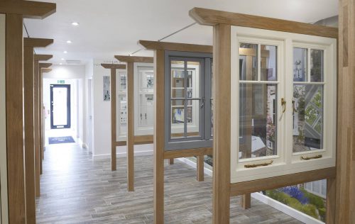 Timber Windows Cardiff Showroom Interior