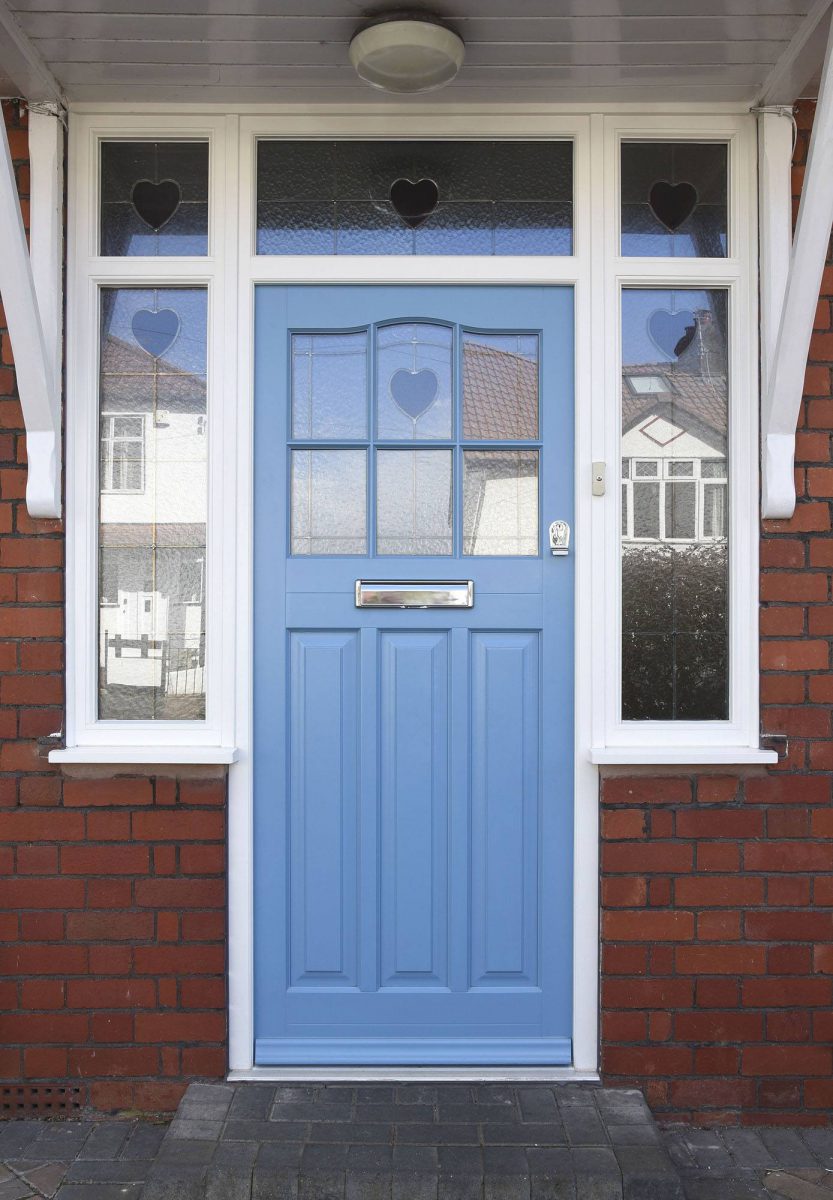 Timber and double glazed entrance door Bristol