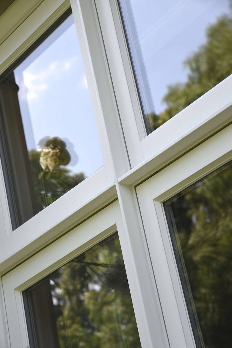 New Double Glazed, Timber Casement Window Close Up
