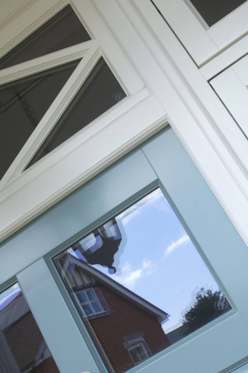Double glazed timber entrance door Felixstowe