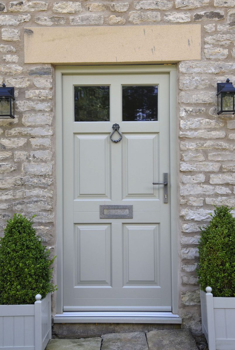 Timber and glass front door Thirsk, North Yorkshire