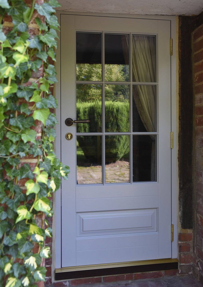 Glass and timber entrance door Sussex