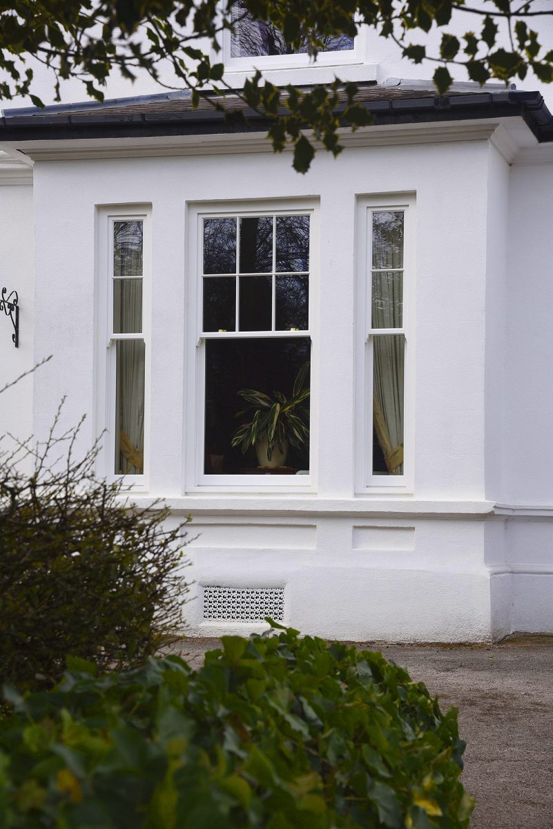 New slim sash windows installed in Birmingham home