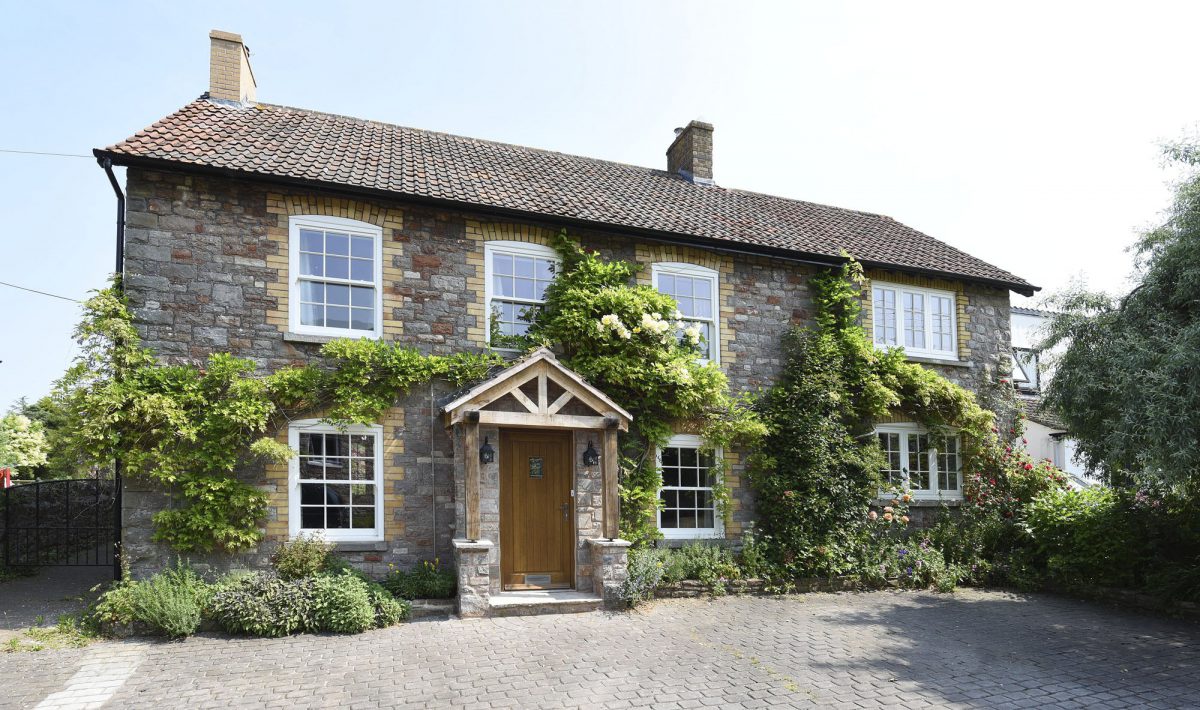 Timber double glazed new sash windows Somerset