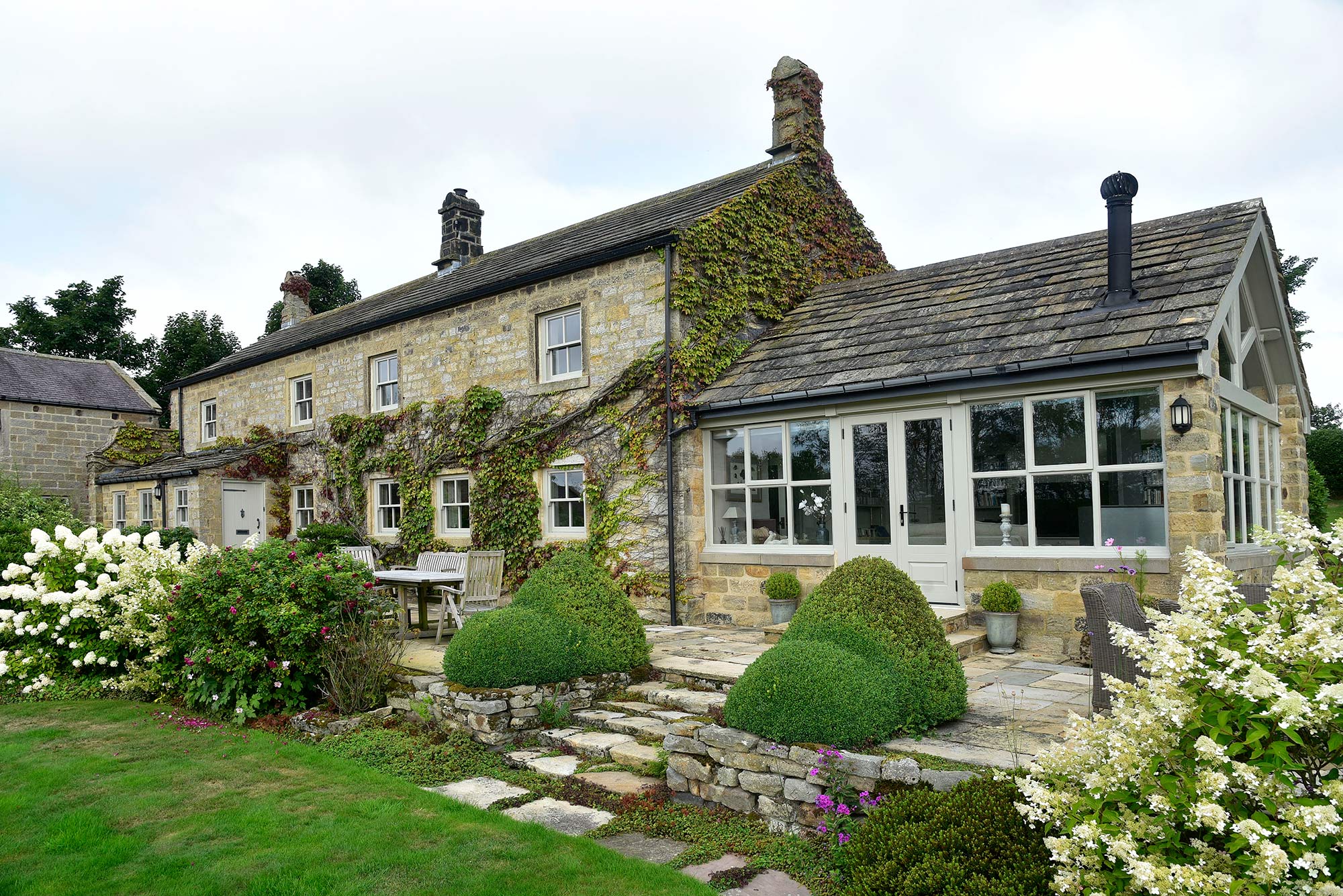 Slim Sash Windows French Doors Farrow & Ball Match Yorkshire