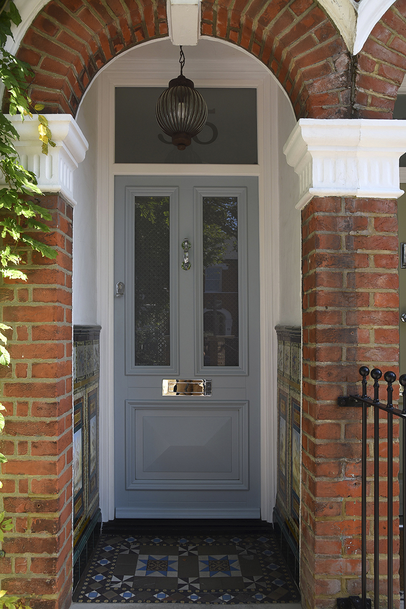 A new timber conservation door in a traditionan Victorian property