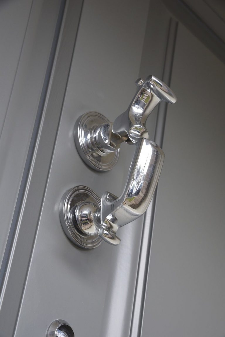 Timber Entrance Door Chrome Door Furniture Bristol