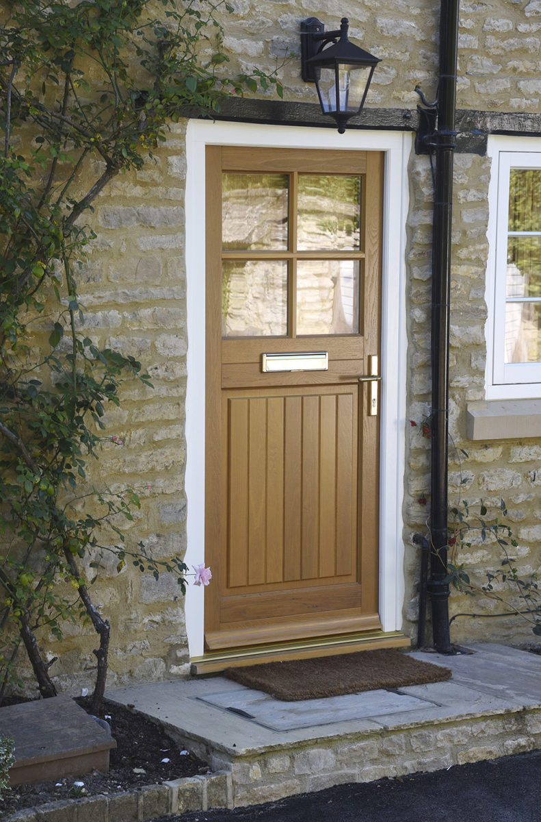 Timber Entrance Door Flush Casements Oxfordshire