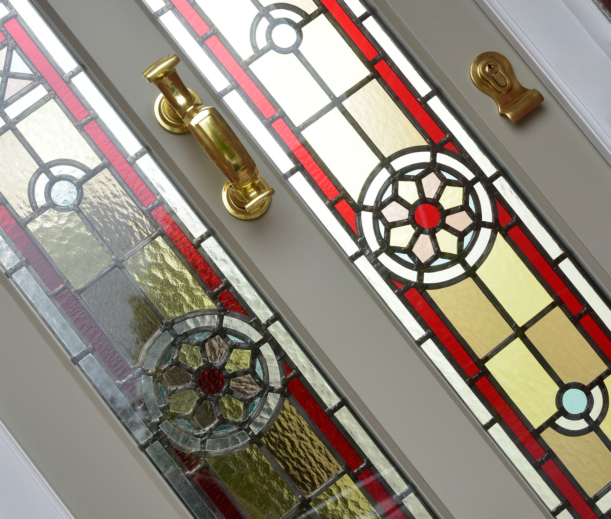 Entrance Door Bespoke Stained Glass Hampshire