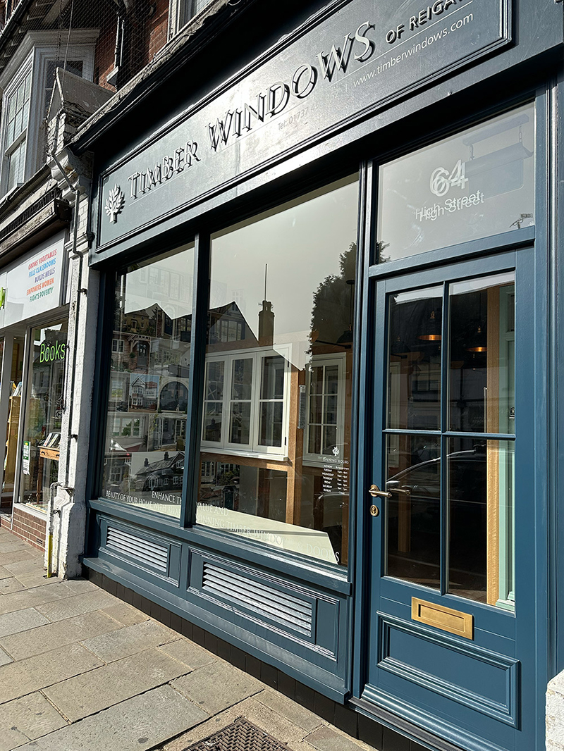 the timber windows of reigate showroom