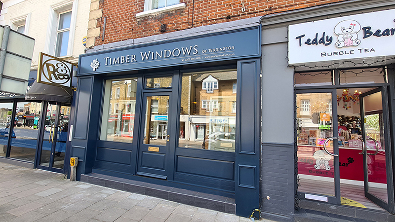 the timber windows of teddington showroom