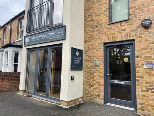 the timber windows of oxford showroom