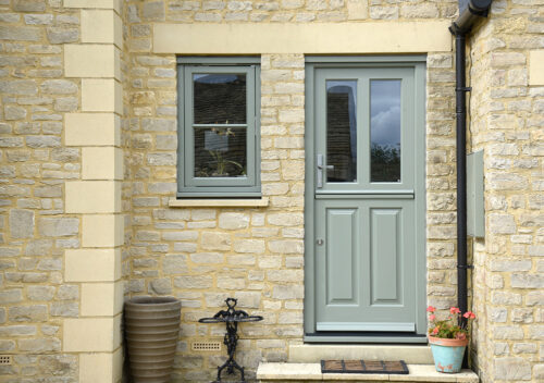 a stable door and casement window on a cotswolds property